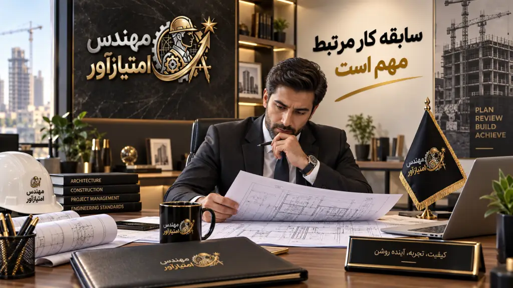 سابقه کار مرتبط مهندس برای رتبه بندی